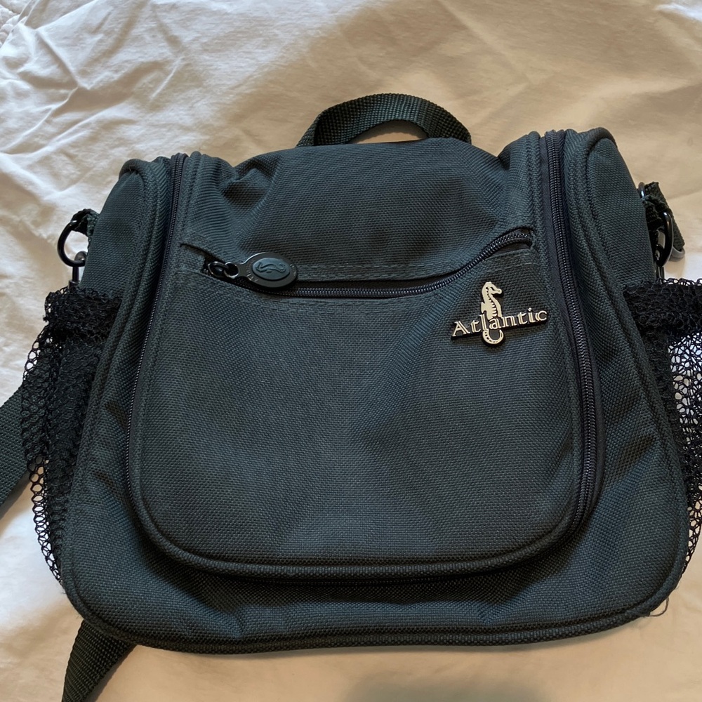 Atlantic Black grooming Travel Bag